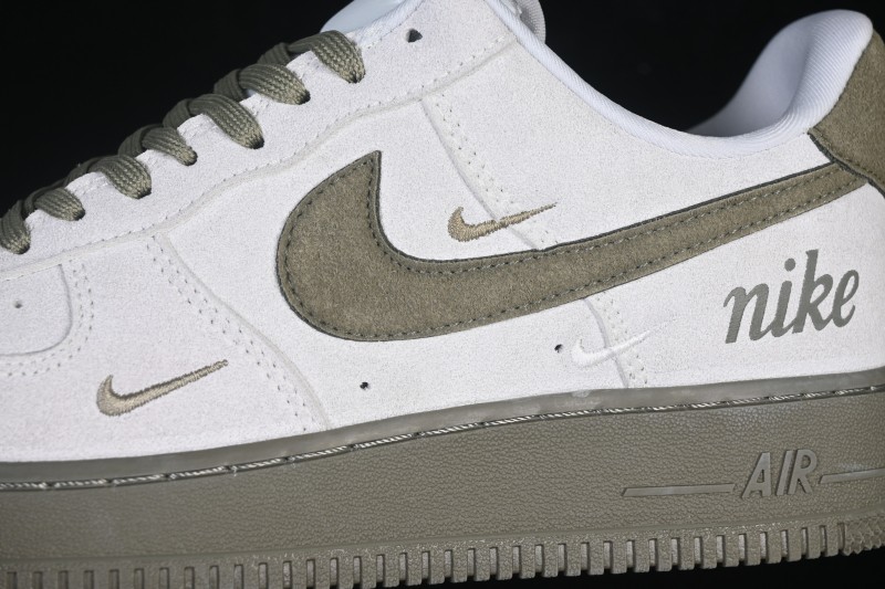 Nike Air Force 1 '07 Low Casual Skateboarding Shoes with Classic Leather Upper and Air-Sole Cushioning - DF0188-122