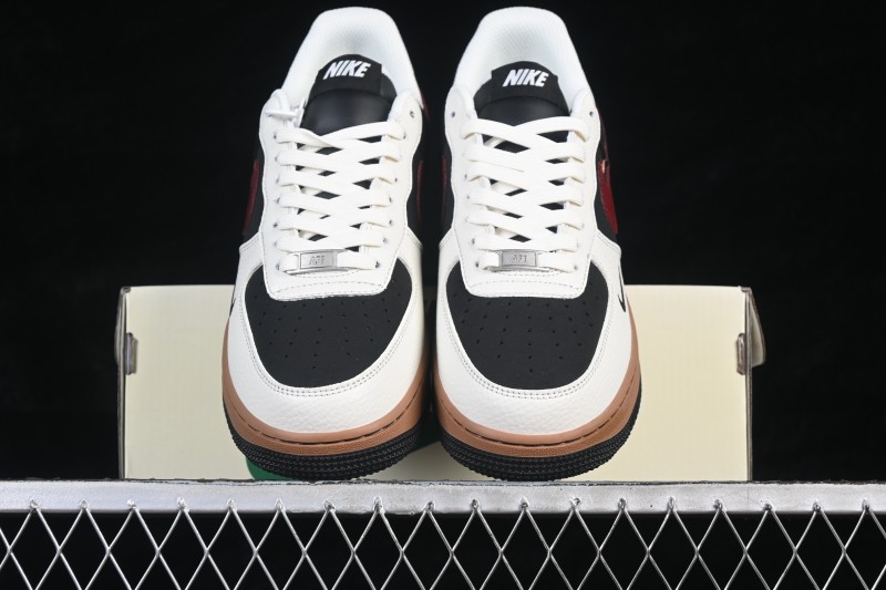 Nike Air Force 1 '07 Low Casual Sneakers with Color Blocking Design - IM3378-122