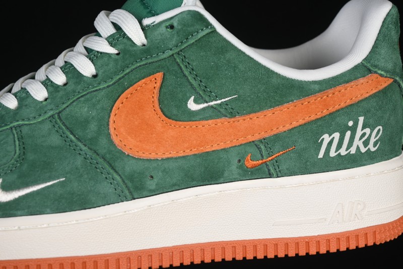 Nike Air Force 1 '07 Low Casual Sneakers with Premium Leather and Air-Sole Cushioning - DF0188-121