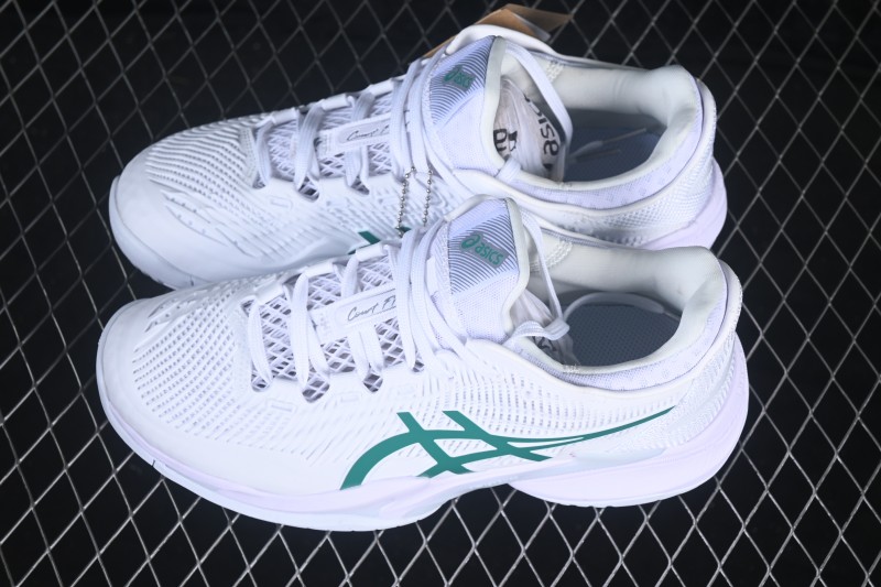 Asics Court FF 3 Retro Cushioned Running Shoes with Breathable Upper - 1041A361-100