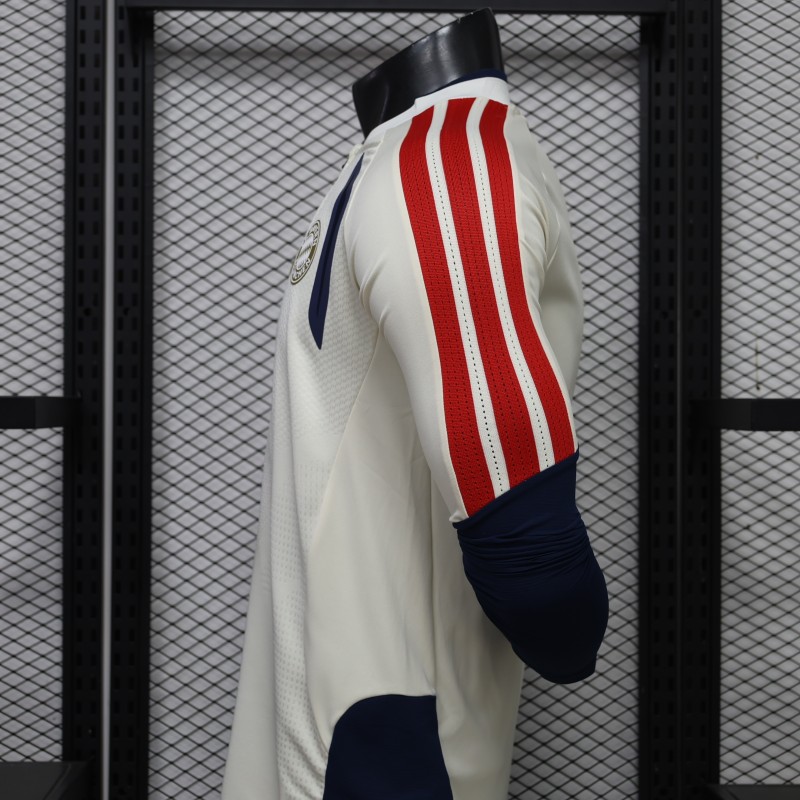 Player Version 26/27 FC Bayern München Long Sleeve Away White Jersey