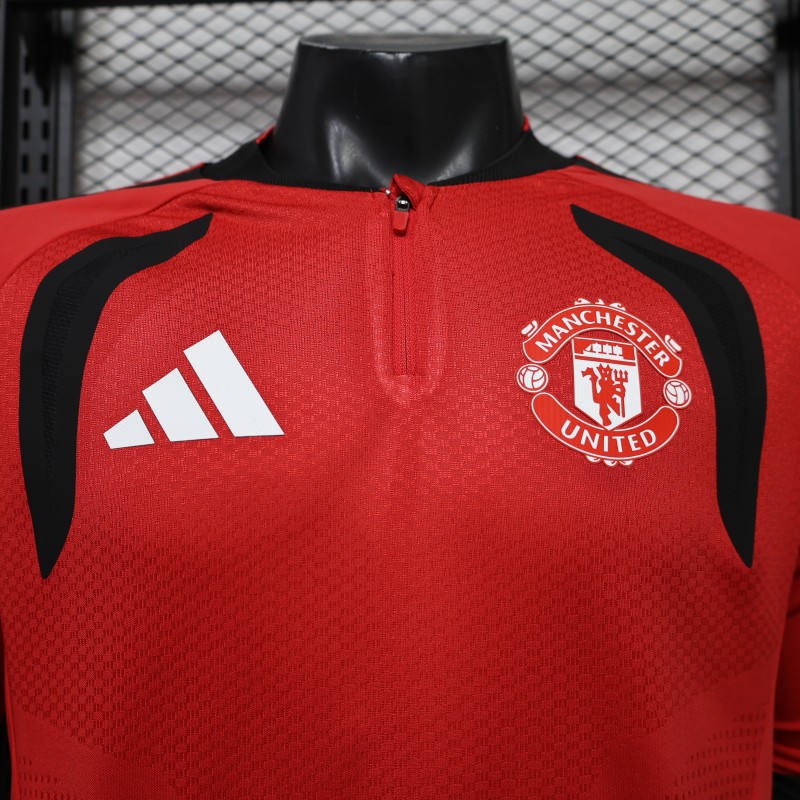 Player Version 26/27 Manchester United FC Long Sleeve Home Red Jersey