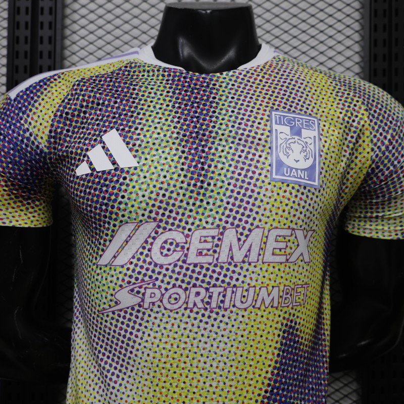 Player Version 26/27 Tigres UANL Away Yellow Purple Jersey