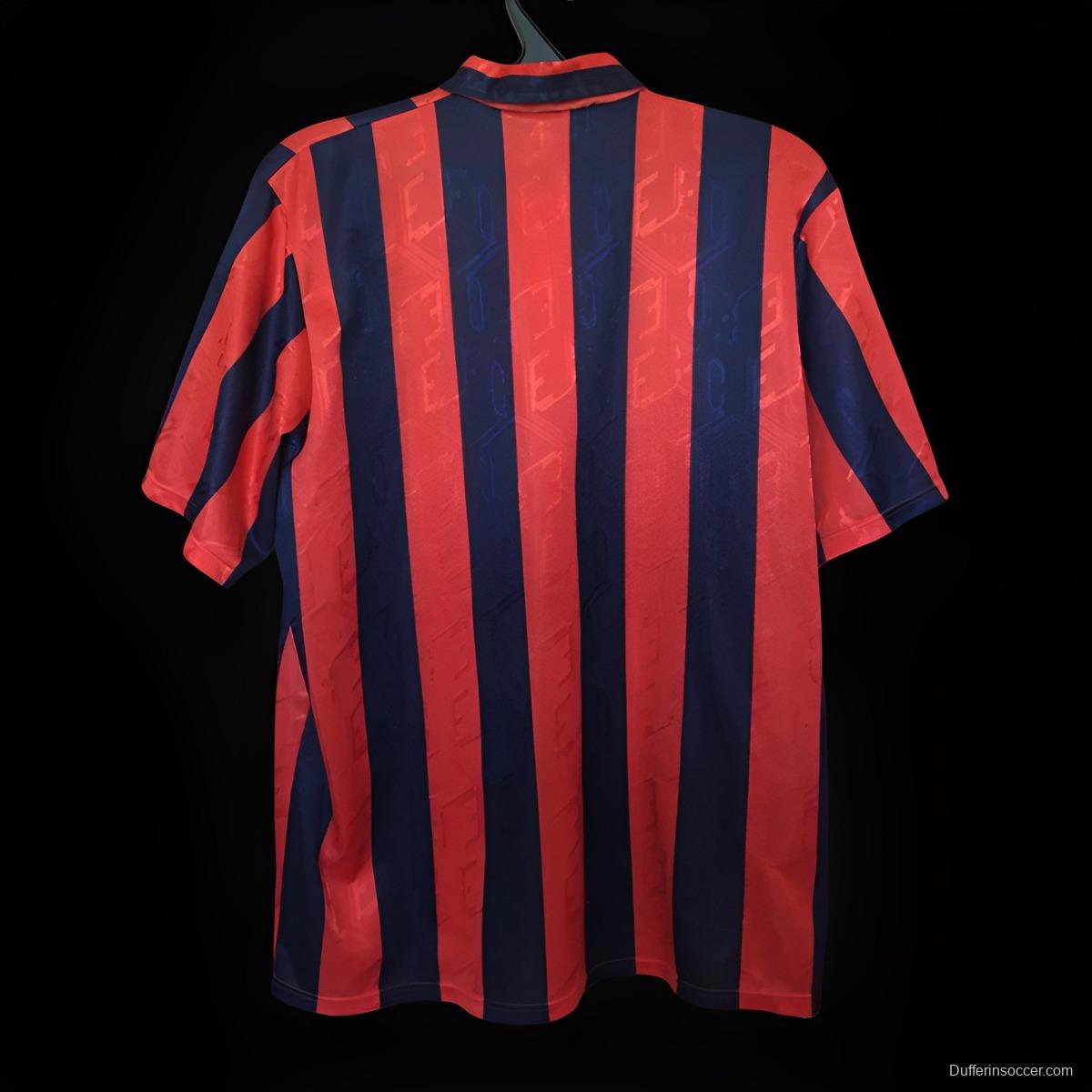 Retro 92/94 Everton Home Jersey