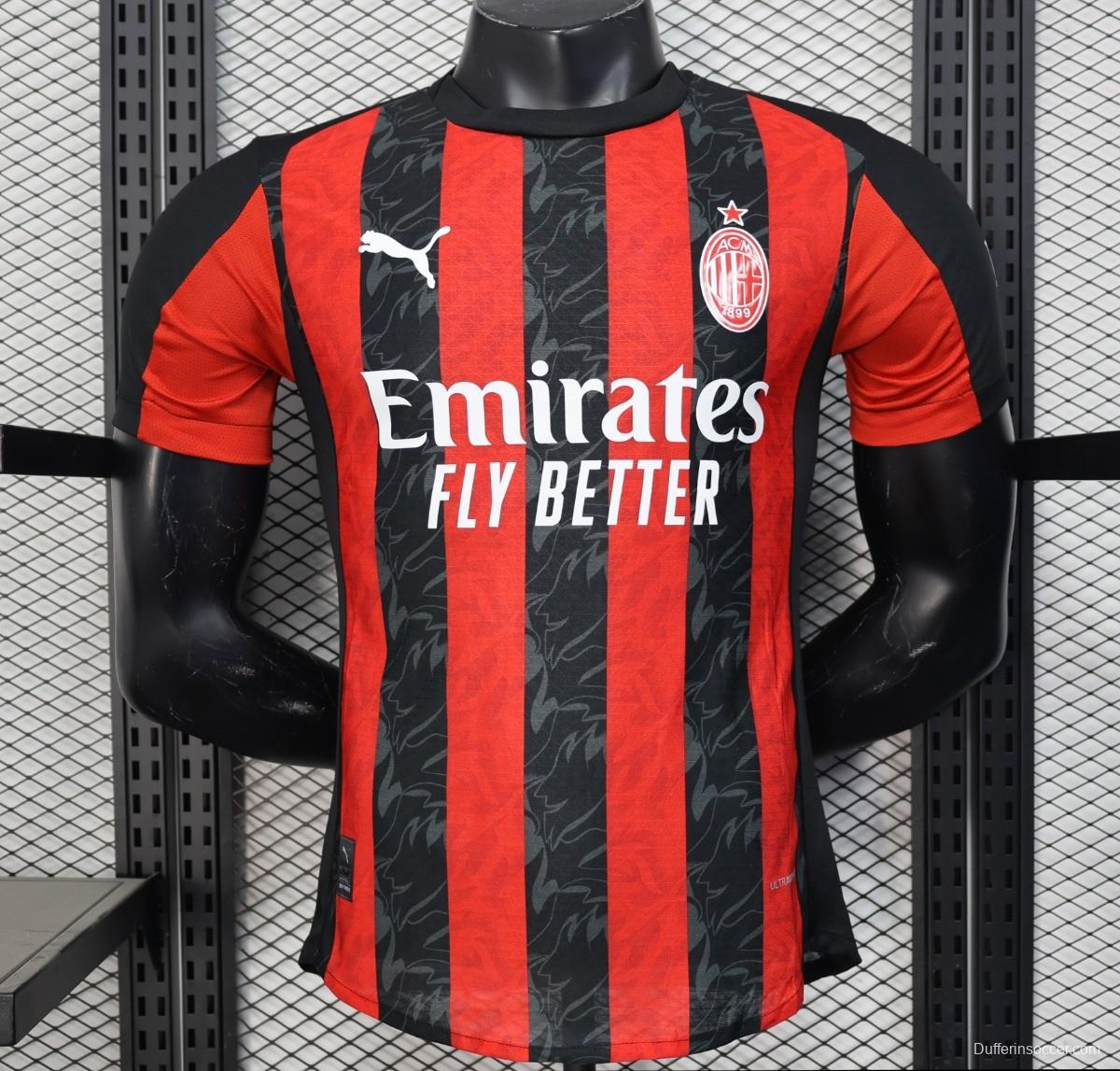 Player Version 25/26 AC Milan Home Jersey