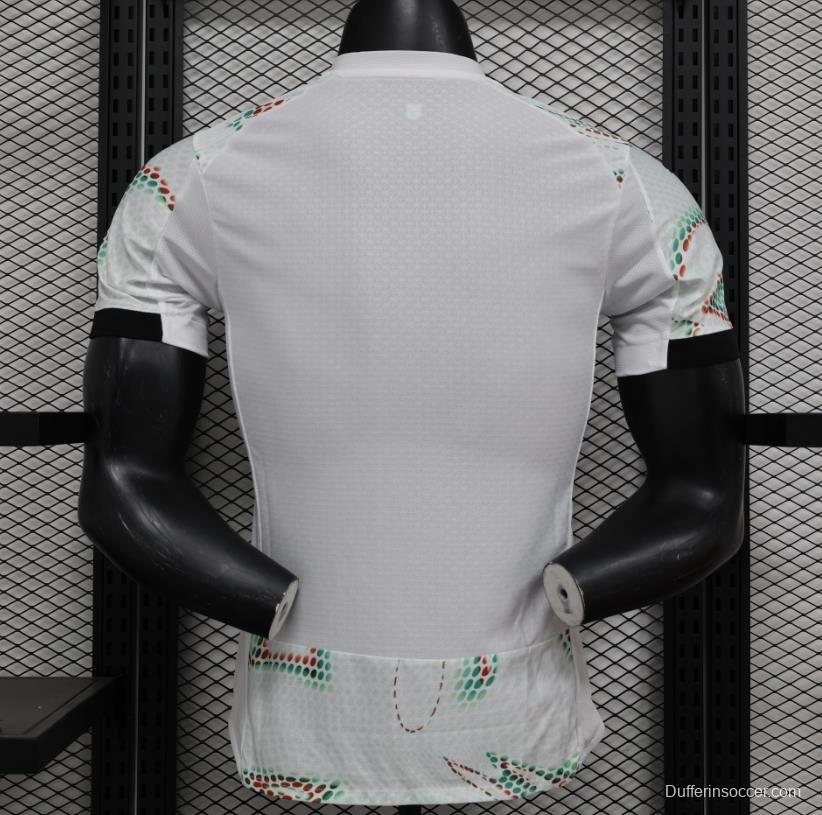 Player Version 2024 Portugal Away White Jersey