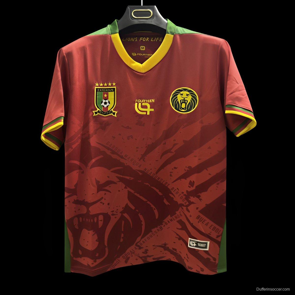 2025 Cameroon Away Wine Jersey