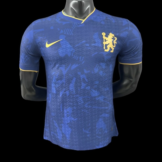 Player Version 25/26 Chelsea Blue with Yellow Accents Jersey