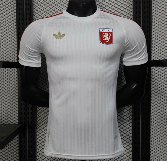 Player Version 25/26 Olympique Lyon 75 Year Anniversary White Jersey