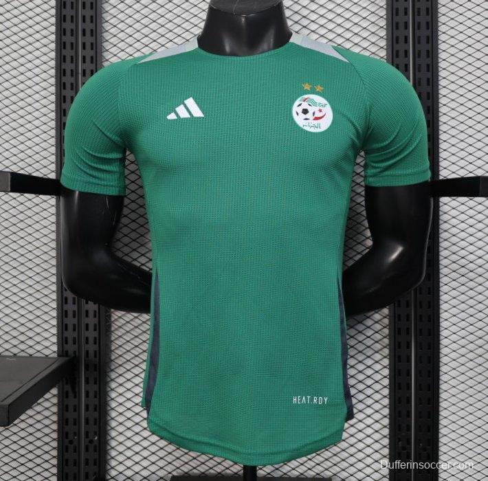 Player Version 2025 Algeria Green with Solid Color Jersey