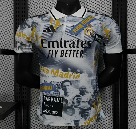 Player Version 25/26 Real Madrid Special Edition Commemorative Legendary Jersey