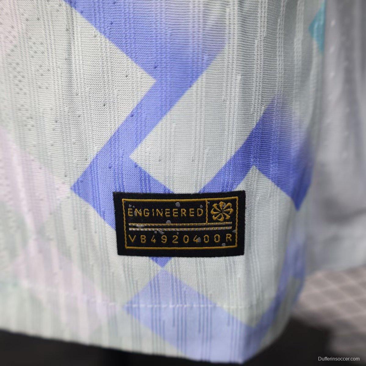 Player Version 25/26 Inter Milan Away WHITE Long Sleeve Jersey