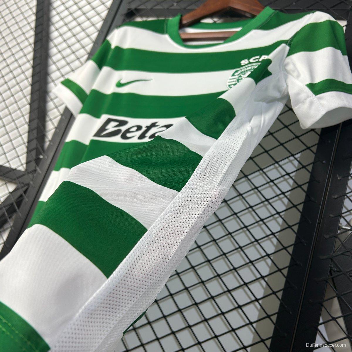 25/26 Women Sporting Lisbon Home Jersey