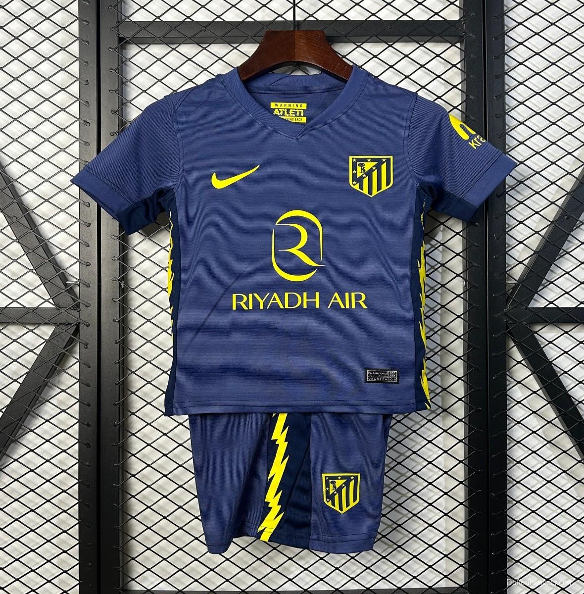 25/26 Kids Atletico Madrid Away Size 16-28 Jersey