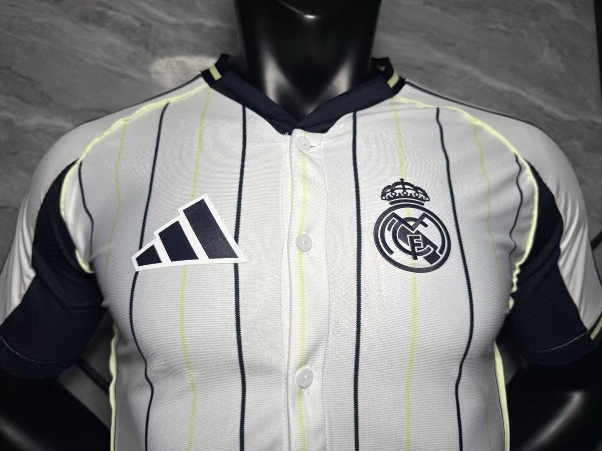 Player Version 25/26 Real Madrid US Pack Baseball Jersey