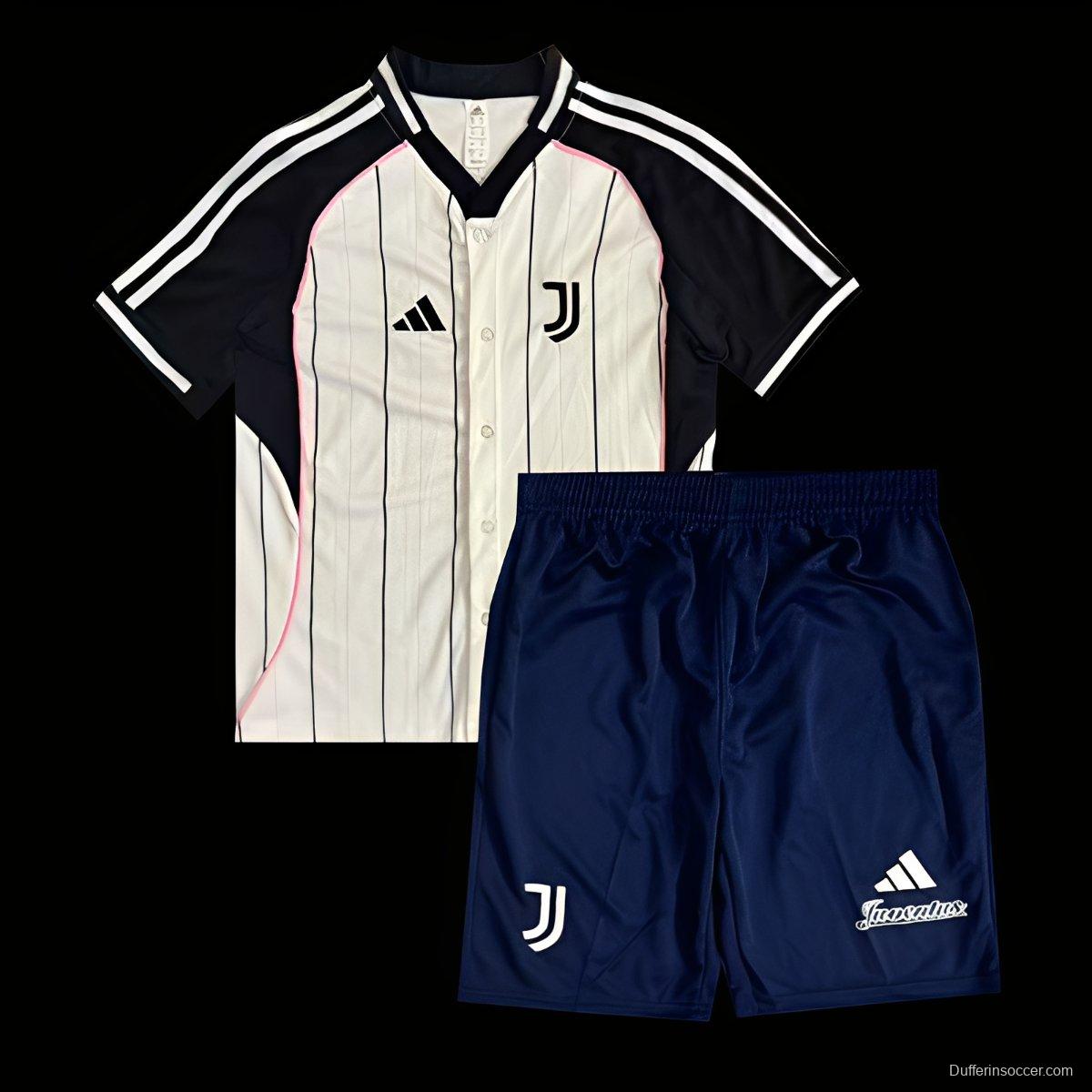 25/26 Kids Juventus US Pack Baseball Jersey