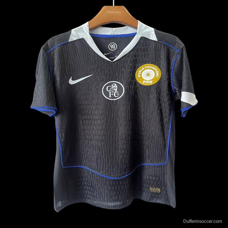 Player Version 25/26 Chelsea Third Jersey With FIFA 2025 Champion Patch