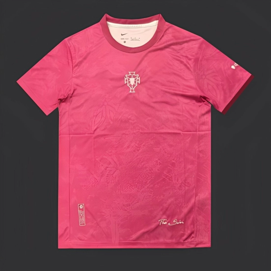 2025 Portugal RED Comma Football The Siu Jersey