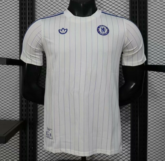 Player Version 25/26 Chelsea White Adidas Original Casual Jersey