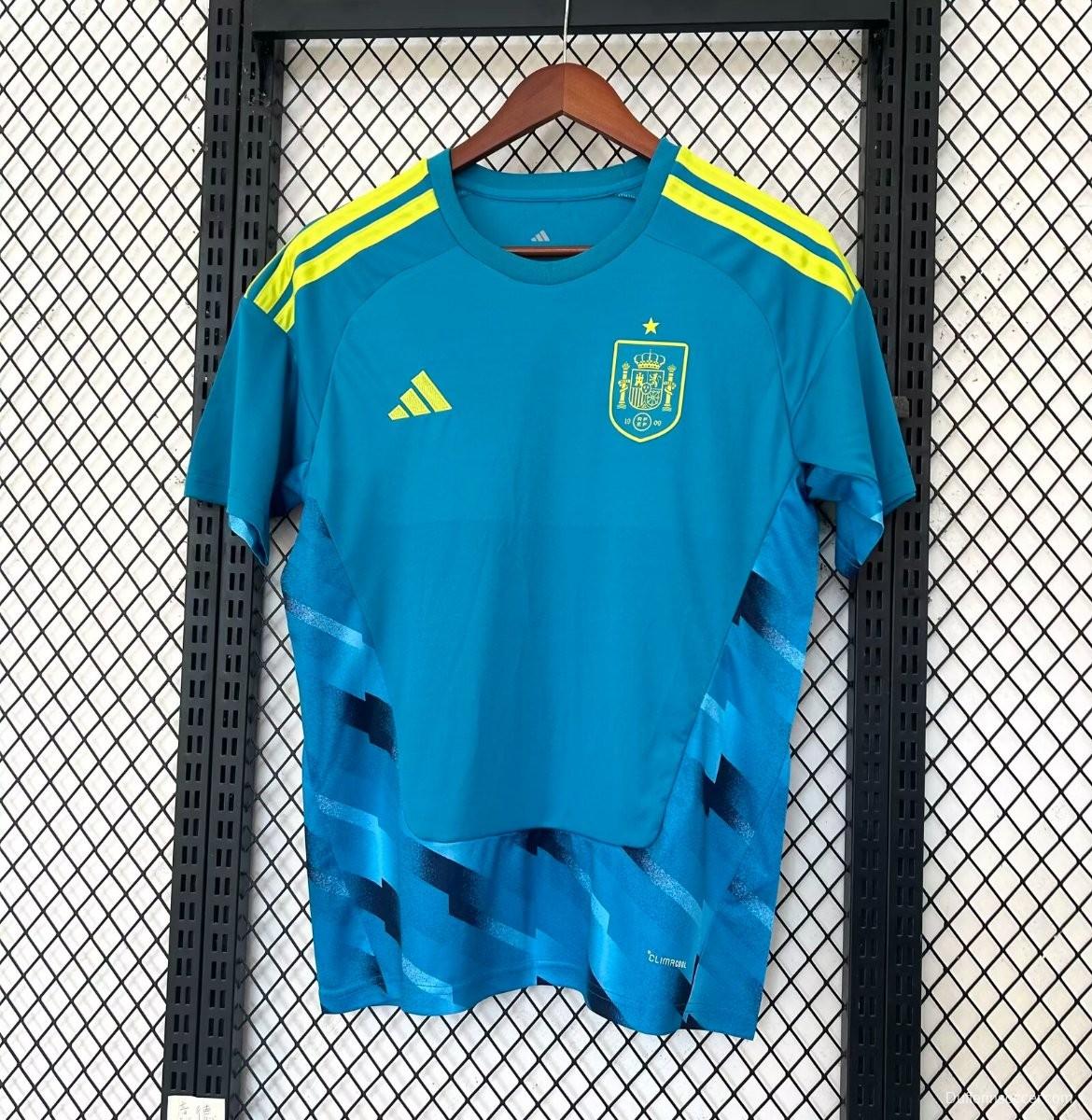 2026 Spain Blue Goalkeeper Jersey