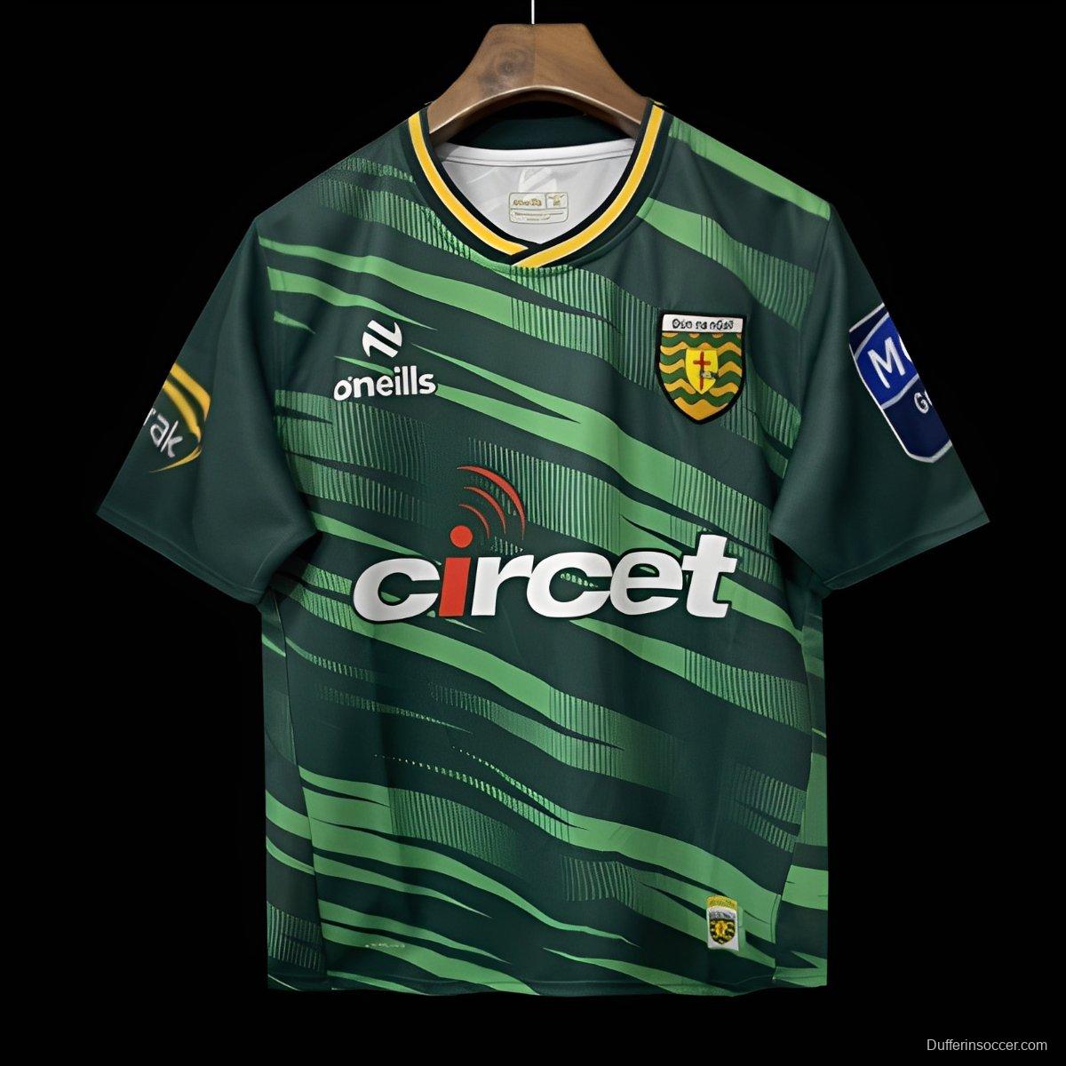 25/26 Donegal GAA Green with Gold Trim Jersey