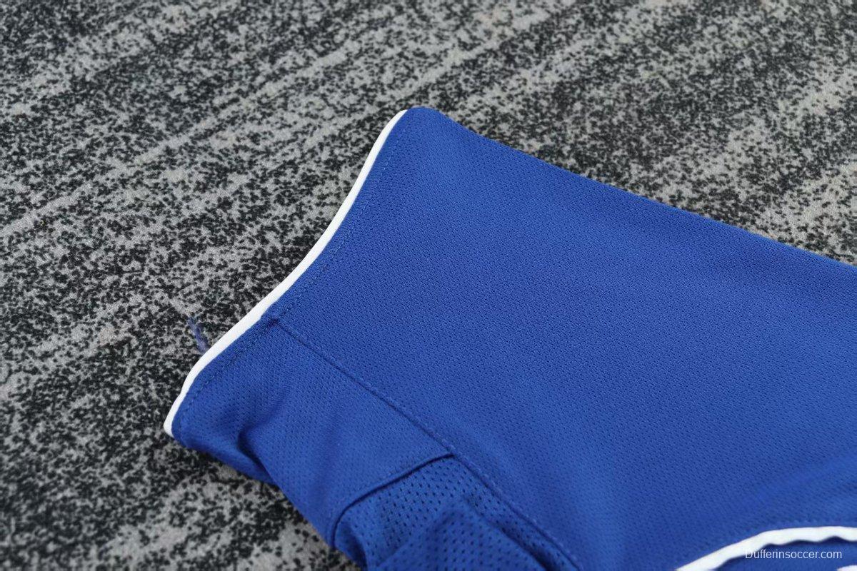 Retro Kids 2004 Brazil Away Blue Jersey