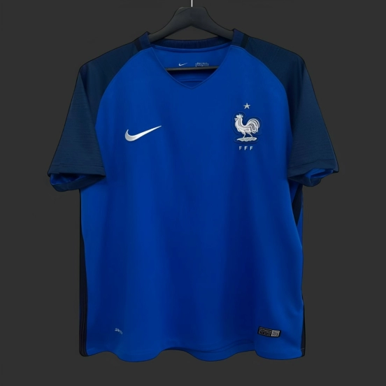 Retro 2016 France Home Jersey