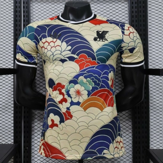 Player Version 2026 Japan Cream with Ukiyo-e Wave  Adidas Originals Special Edition Jersey