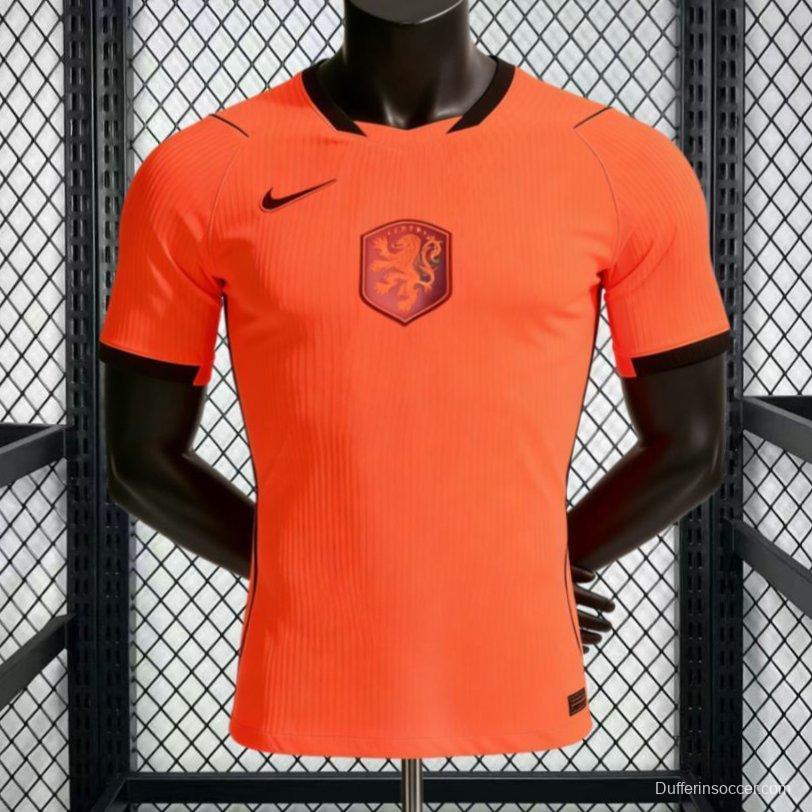 2026  Mens Netherlands World Cup Home Jersey