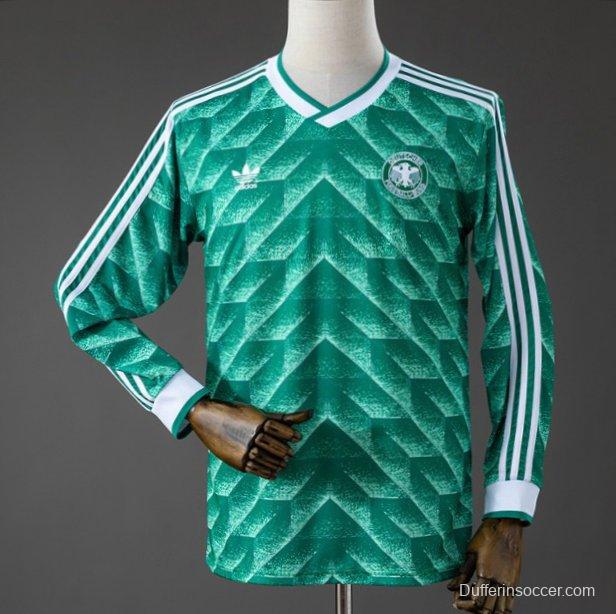 90/91 Germany Away Retro Long Sleeve Jersey