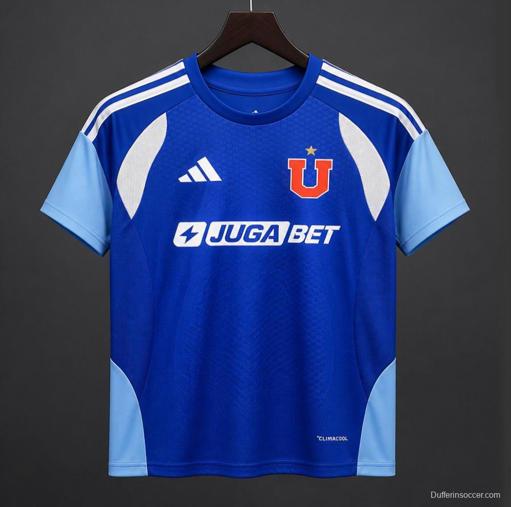 26/27 Universidad de Chile Pre-Match Blue Jersey