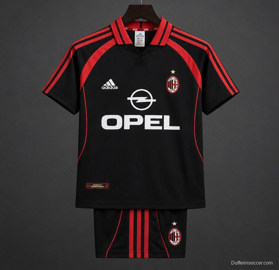 Retro Kids 00/01  AC Milan Third Jersey
