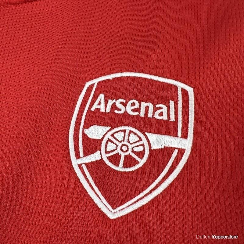 26/27 Arsenal Home Jersey Champions Cup Printing