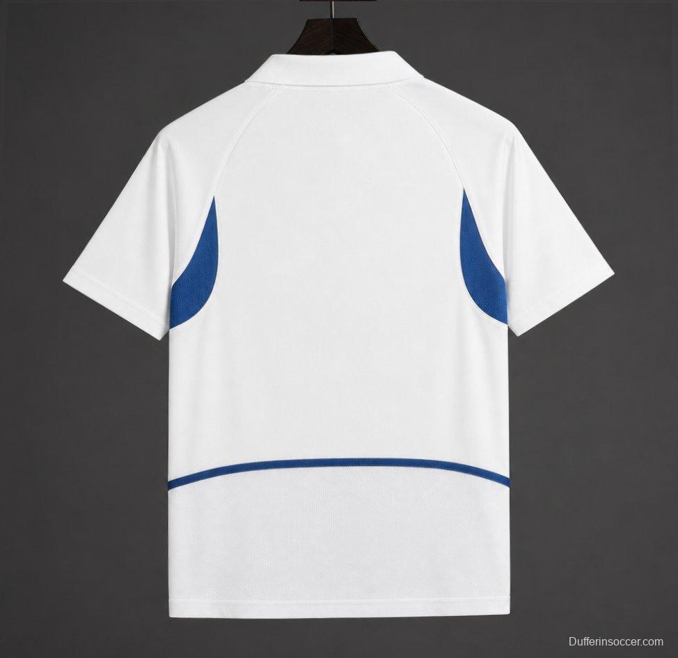 Retro 2002 Portugal Away White Jersey