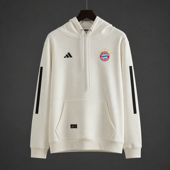 26/27 Bayern Muich Home Cream Hoodie 9 Colors