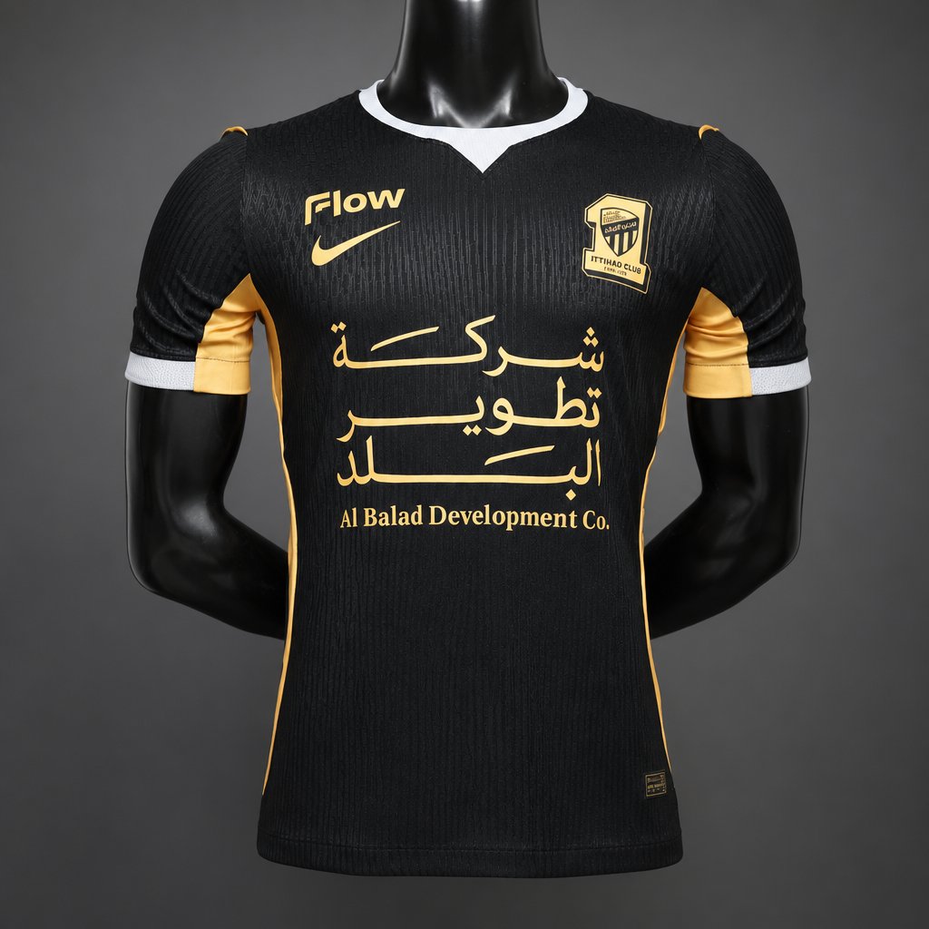Player Version 26/27 Al-Ittihad Third Black Jersey