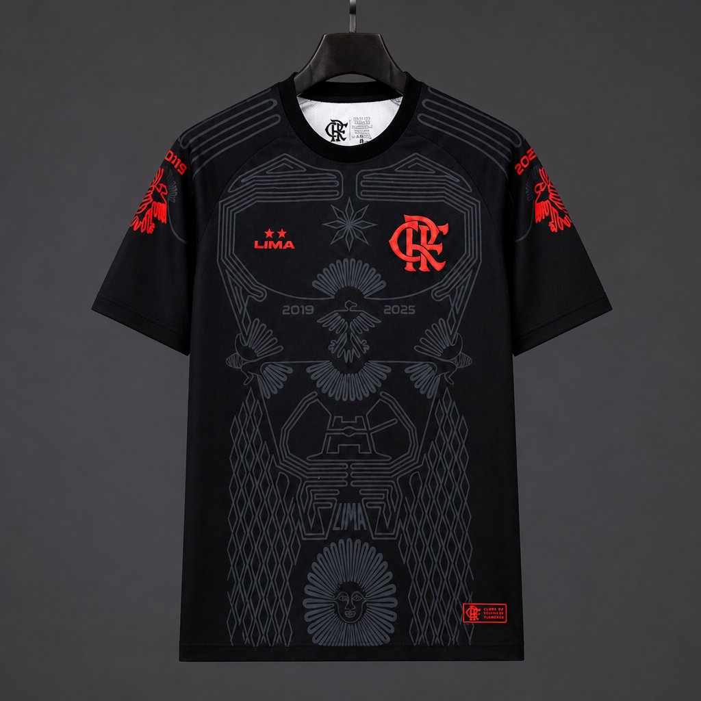 26/27  Flamengo Urubu de Lima Special Edition Black Jersey